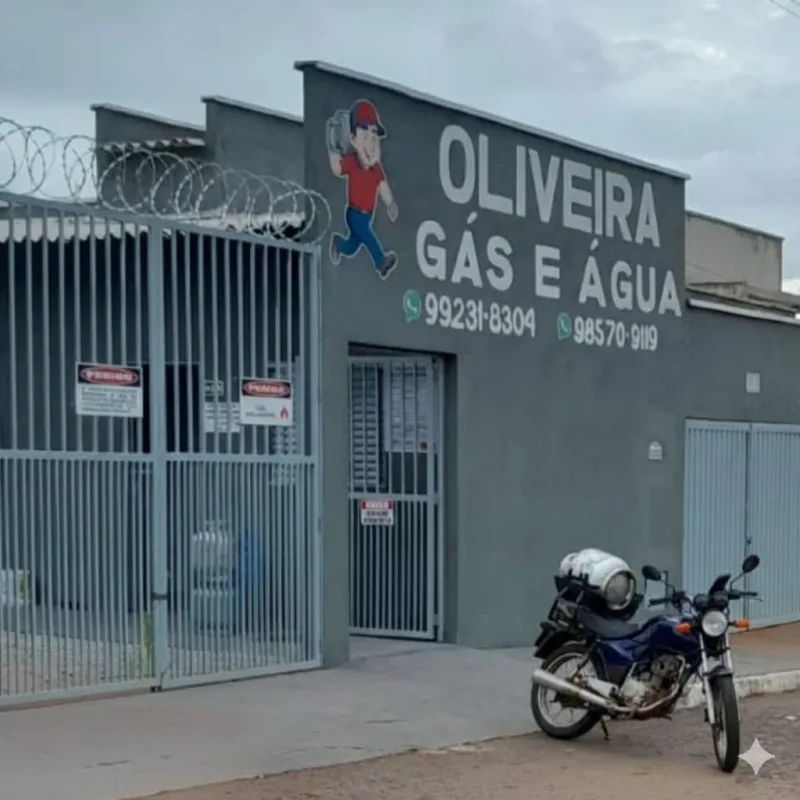 Site do cliente Oliveira Gás e Água — Distribuição de Gás